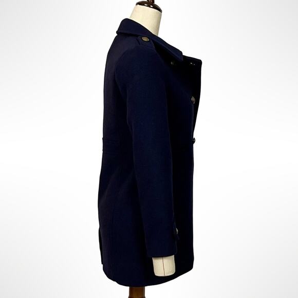 Gap Kids Navy Wool Peacoat XL (Fits Women XS) Gold Buttons Preppy Winter - Picture 6 of 9